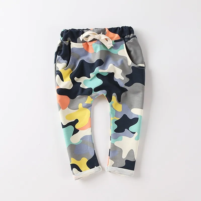 

2-7Yrs Toddler Kids Camouflage Pants Harem Cotton Pants Children Boys Girls Pants Outfits