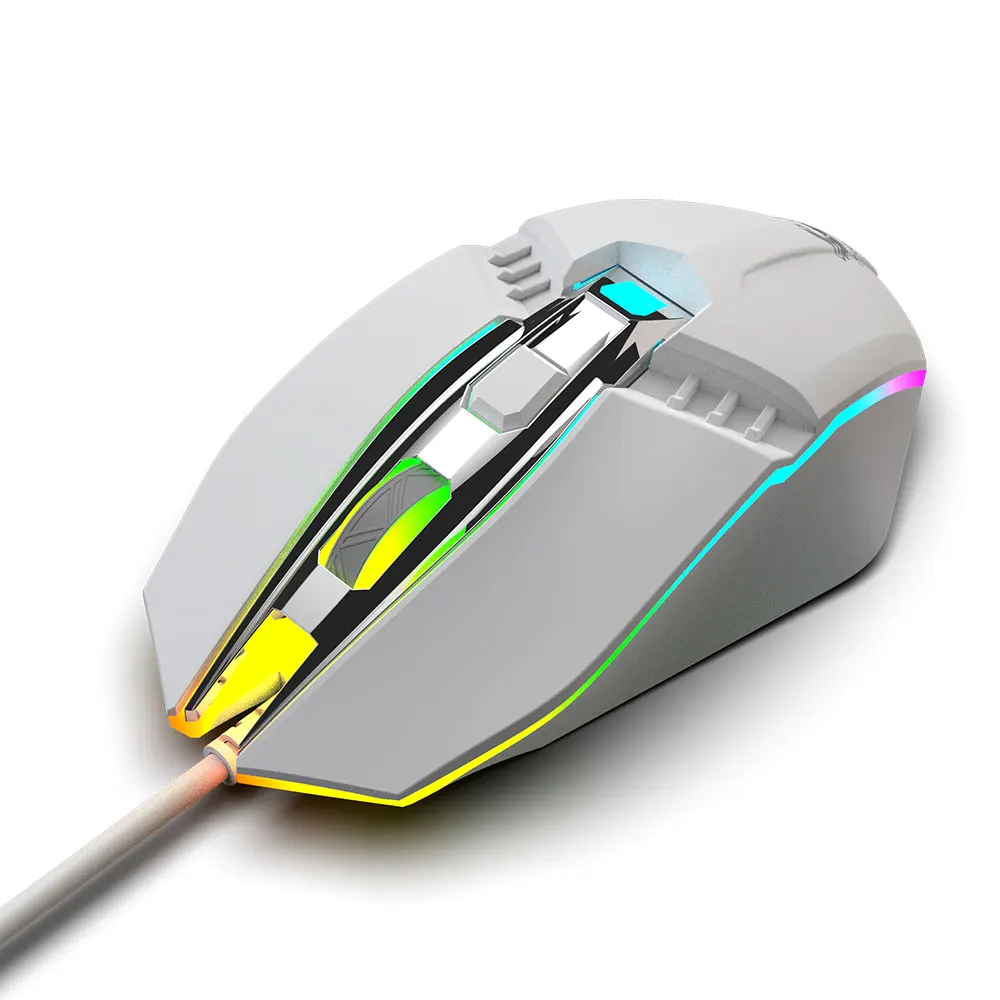 Дизайн V2 Портативная USB Проводная Мышь для игр интернет кафе рабочий и светодиодный 4 клавиши 1800 dpi компьютер ПК ноутбук проводная мышь