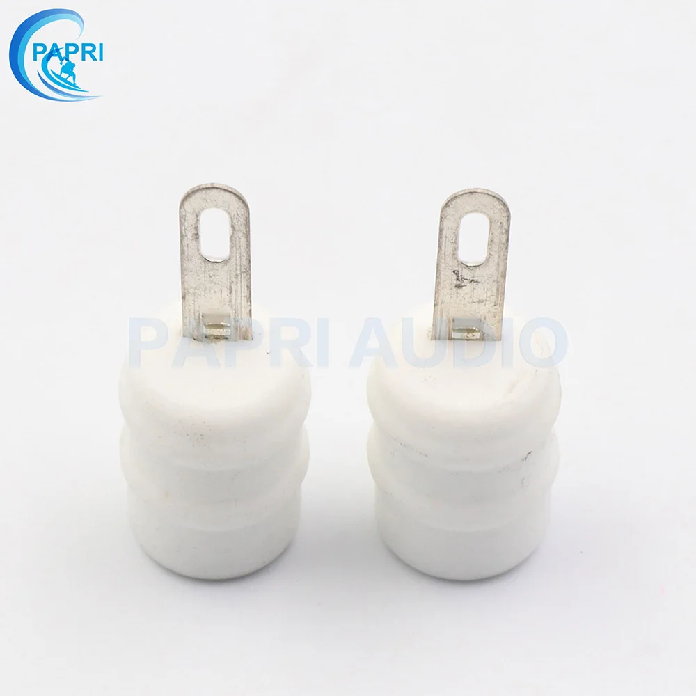 PAPRI 10 шт. керамические булавки крышки Олово/позолоченные FU-29 FU29 FU19 FU32 FM30 829 829B GU32 вакуумные трубки крышки аудио DIY усилитель