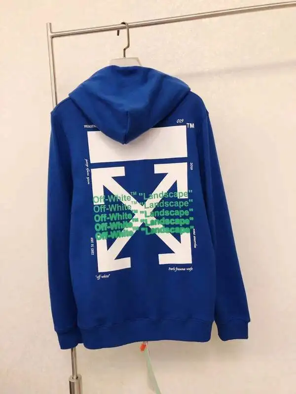 OFF-WHITE Толстовка с принтом со стрелками и надписью