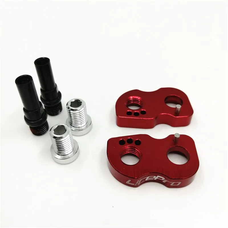 Red 1Pair LITEPRO велосипед V Тормозной Суппорт тормозной передний адаптер 406 451 14/16/18 дюймов складной велосипедный тормоз удлинение сиденья комплектующие для тормозной системы - Цвет: Red 1Pair