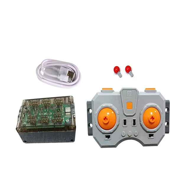 New Mould King M-0019 M0019 Programmable 6 Channel APP Lithium Remote Controller Building Block Power Module High Power Battery 2
