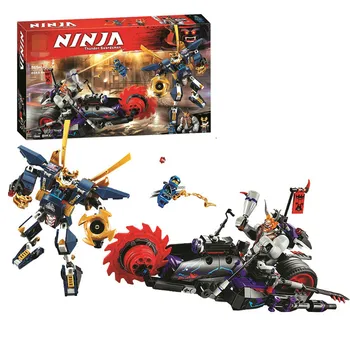 

Ninja Killow VS Samurai Mech Robots Mask Booster Pack Building Blocks Model Bricks Compatible With Lepining Ninjagoed Toys