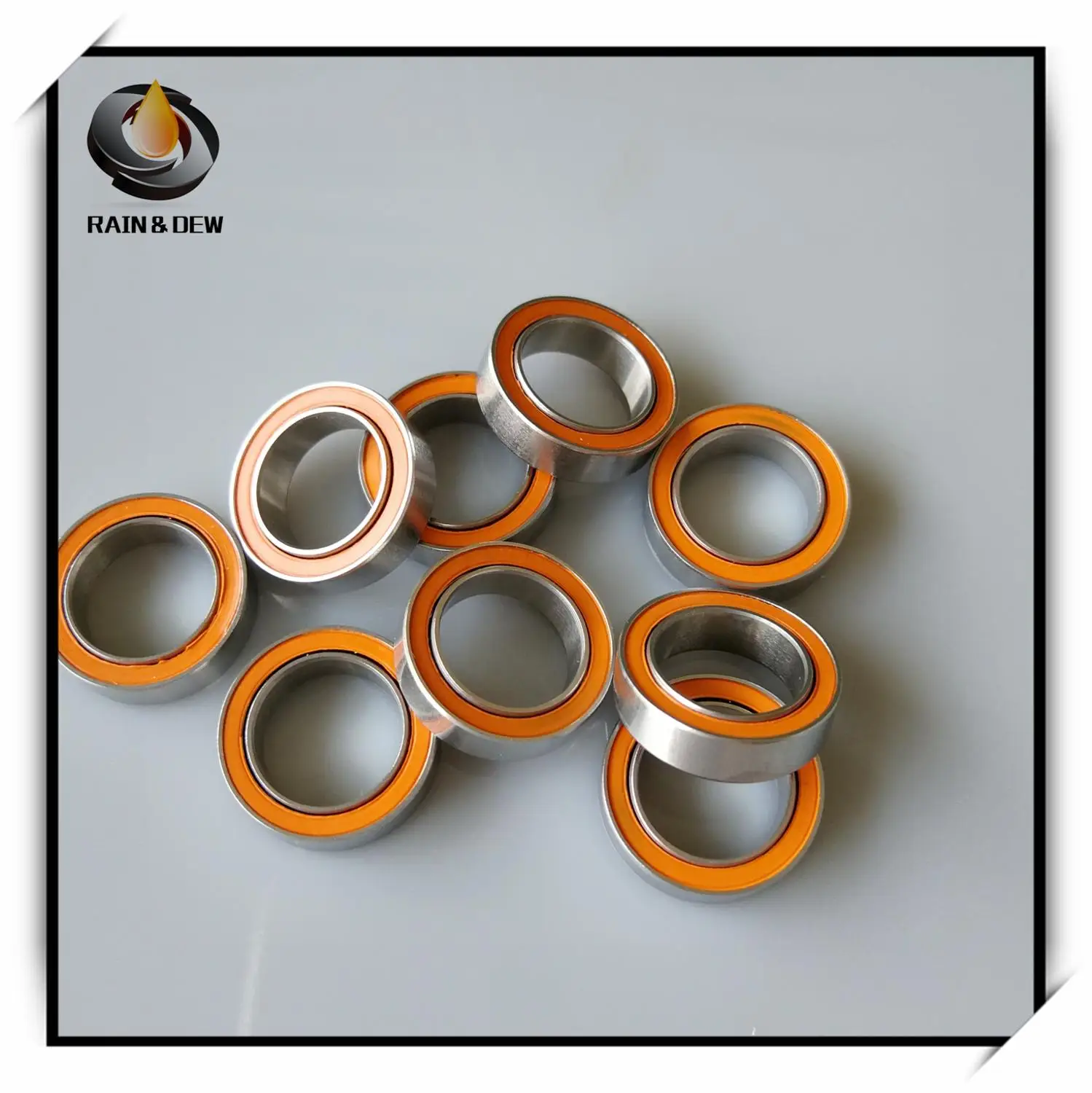 S6902-2RS 15x28x7 mm CERAMIC 440c S.Steel Ball Bearing 6902RS ABEC-5 QTY 4