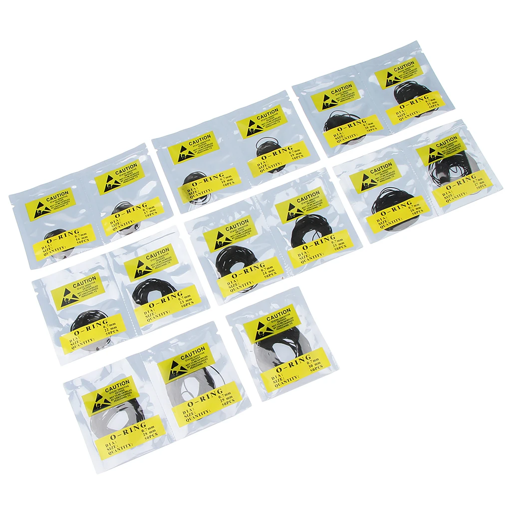 Blesiya 750pcs Lot Watch Back Rubber Gasket O Ring Silicone Seal Replacement