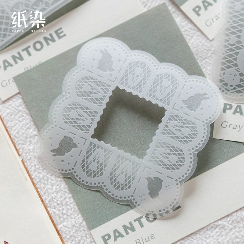 

6SETS/LOT flower weaving sulfuric acid paper creative and lovely memo pad