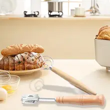 Датский венчик для теста, набор, тесто, блендер, миксер, Хлеборезка с деревянной ручкой, инструменты для выпечки, пиццы