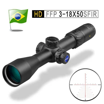 

34mm Tube Tacticle Riflescope First Focal Plane Illuminated .50BMG Discovery HD 3-18X50SFIR SLT FFP IR-MIL High Definition Glass