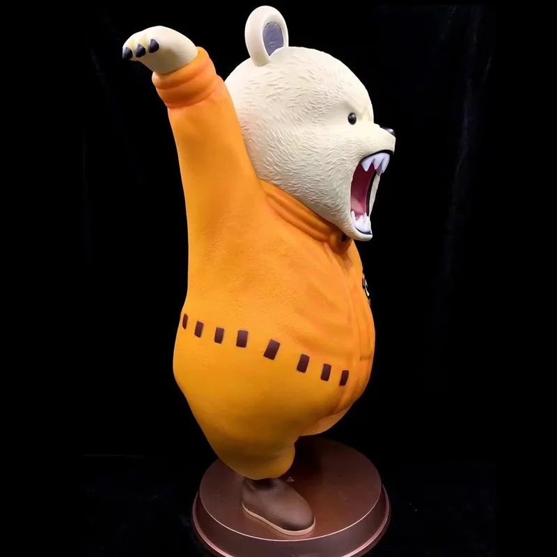 60 см аниме ONE PIECE Красное сердце Пираты белый медведь Bepo ПВХ фигурка Коллекция Модель игрушки X3980