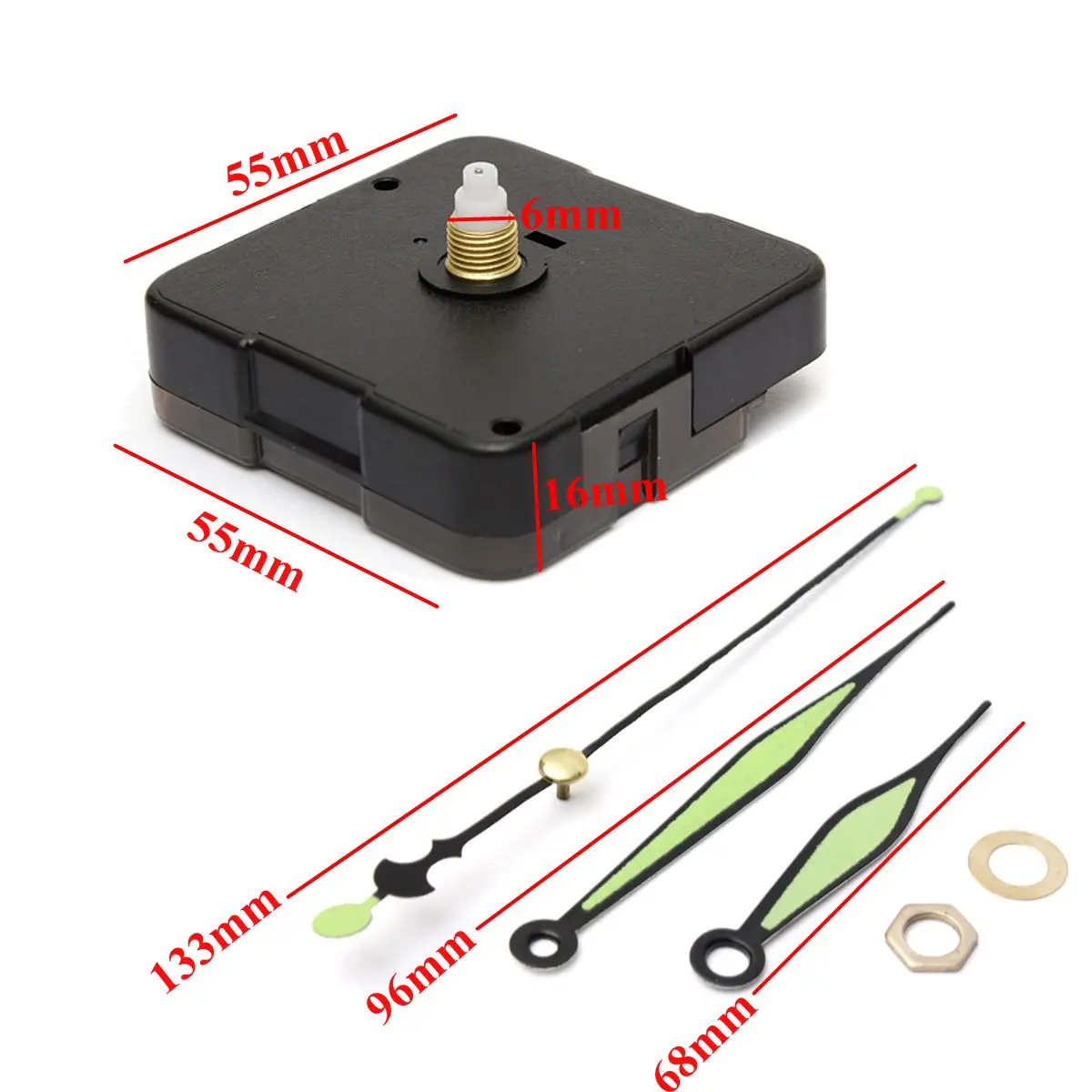 10 шт. кварцевые часы механизм MechanismKit DIY ремонт инструмент запчасти комплект