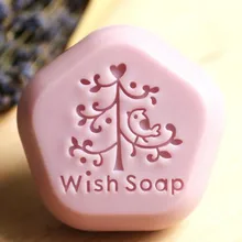 Чистое мыло с изображением дерева, штамп, прозрачное мыло с изображением птицы, Дерево желаний, штампы для изготовления мыла, натуральное мыло ручной работы, штамп на заказ для Printe