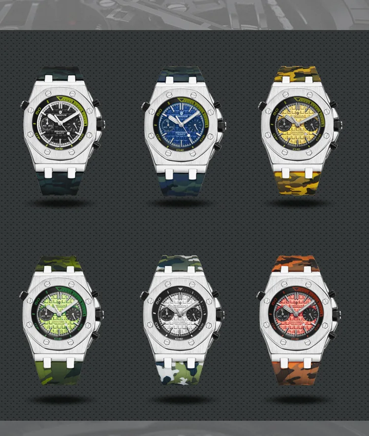KIMSDUN Роскошные кварцевые мужские часы Montre Homme 3ATM водонепроницаемые военные спортивные часы мужские Relojes все вспомогательные циферблаты рабочие мужские часы