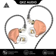 QKZ – écouteurs intra auriculaires en métal, technologie dynamique 1DD, basse HIFI, oreillettes de Sport, suppression du bruit, moniteur 