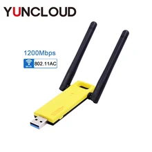 1200Mbps Wireless USB 3.0 Realtek RTL8812AU Wifi Adapter 2.4G 5G Network Card Dongle Receiver Free Driver Antenna for Desktop PC