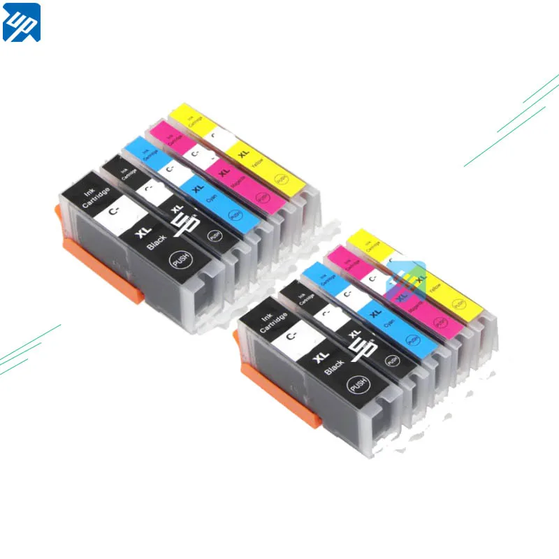 До PGI770 CLI771 PGI 770 CLI 771 серые совместимые чернильные картриджи для canon PIXMA MG7770 полноцветная печать принтера - Цвет: 2 sets