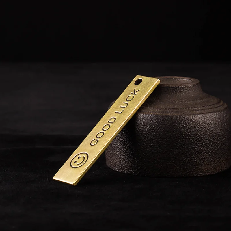 brass ruler keychain pendants (10)