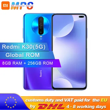 

Global ROM Original Xiaomi Redmi K30 5G 8GB 256GB Snapdragon 765G Octa Core Smartphone 6.67” 64MP Quad Rear Camera 4500mAh