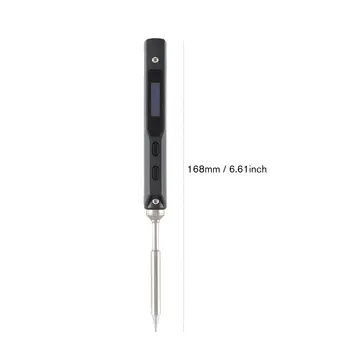 

TS100 65W Mini Electric Soldering Iron Kit Digital OLED Display Temperature Adjustable with Solder Stand Solder Wick Set