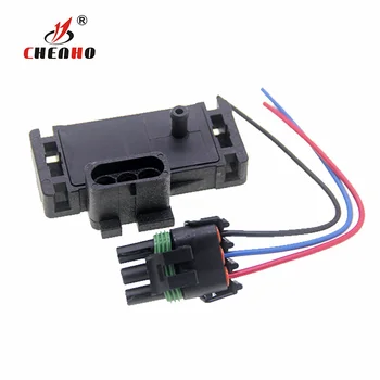 1 년 보증 4Bar 58 Psi 58psi 터보 부스트 압력 맵 센서 G-M D-ELPHI 전기 Motec 플러그 와이어 피그 테일