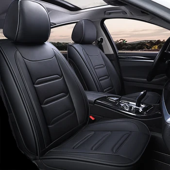 

Pu Leather Car Seat Cover All-inclusive Full Set Universal Car Seat Protector Accessories