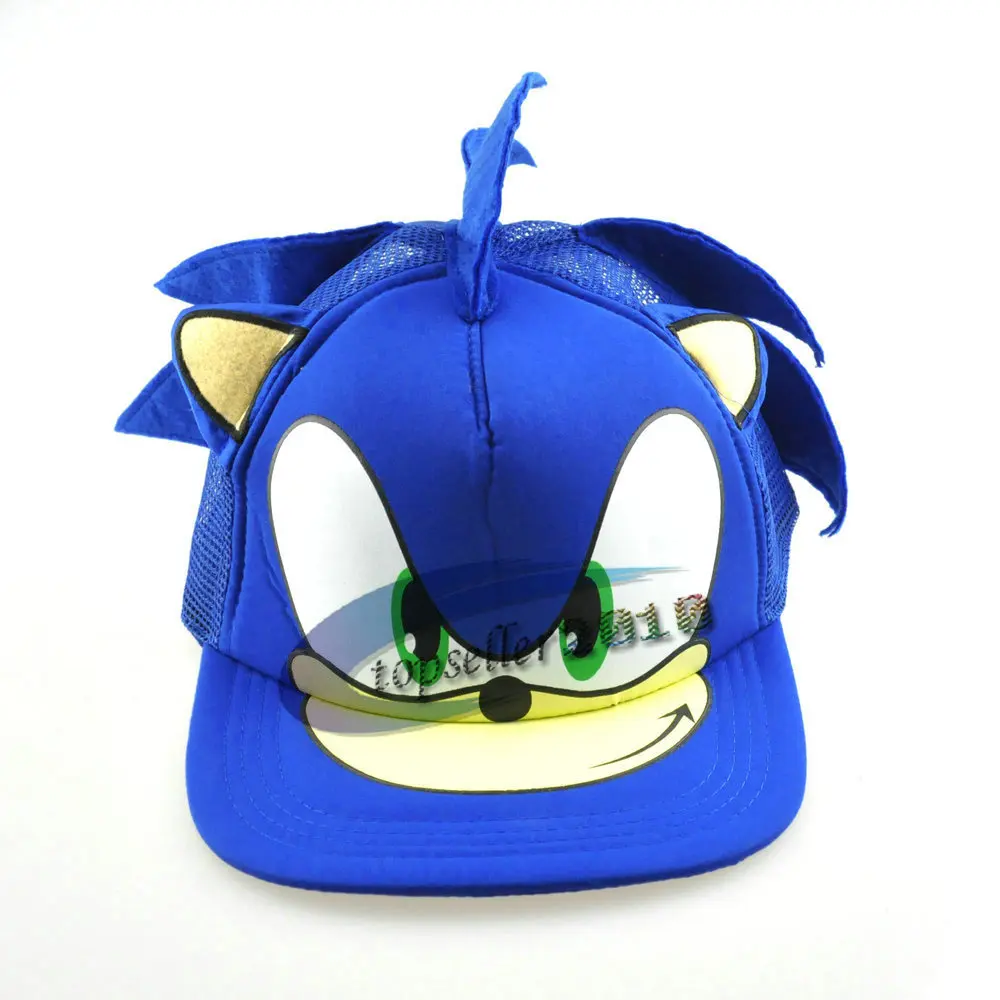Новые синие шляпы звуковой хип-хоп Cosplay Snapback Плоский колпак модная регулируемая бейсболка