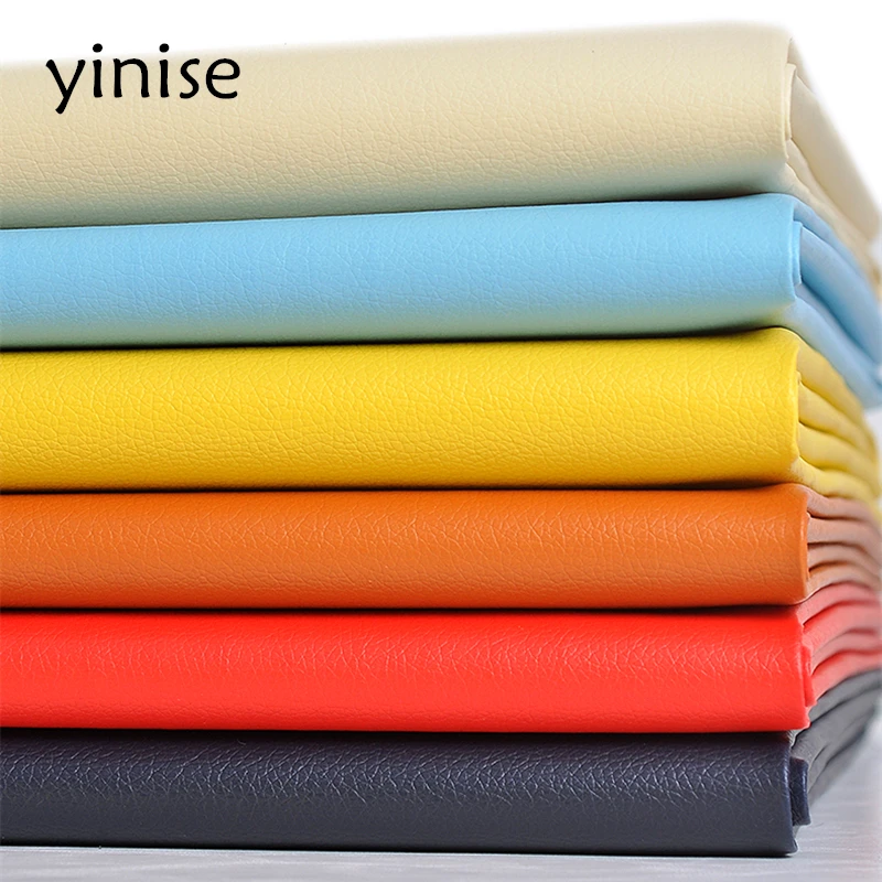 

100x138cm Synthetic Leather Fabric Small Lithci PVC Leather Fabrics Artificial Faux Leather Sewing DIY Sofa Bags Home Decoration