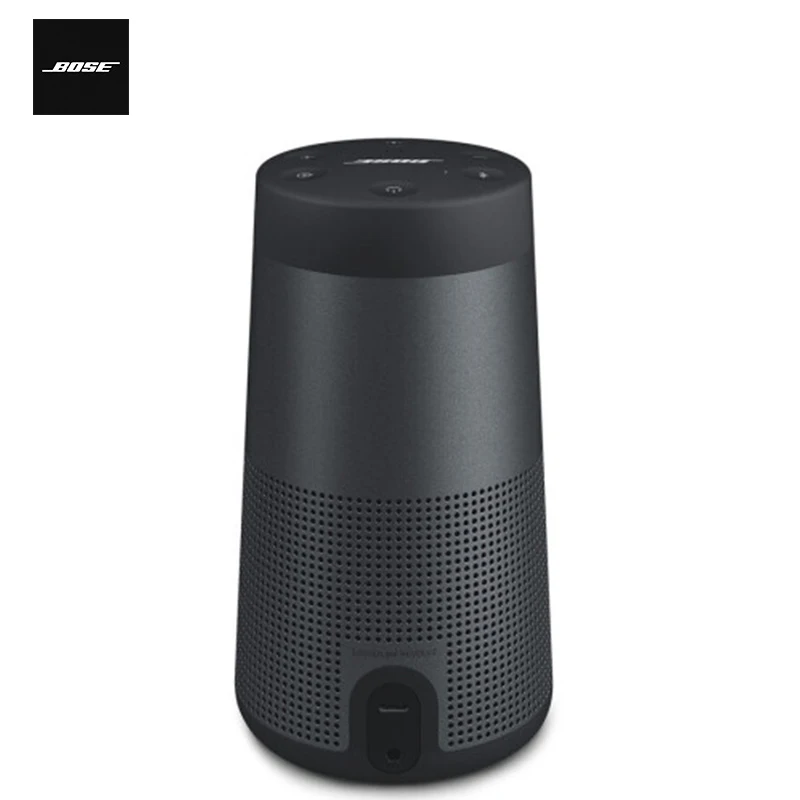 BOSE Soundlink вращается беспроводной Bluetooth динамик водонепроницаемый портативный объемный звук 360 градусов - Цвет: BLack