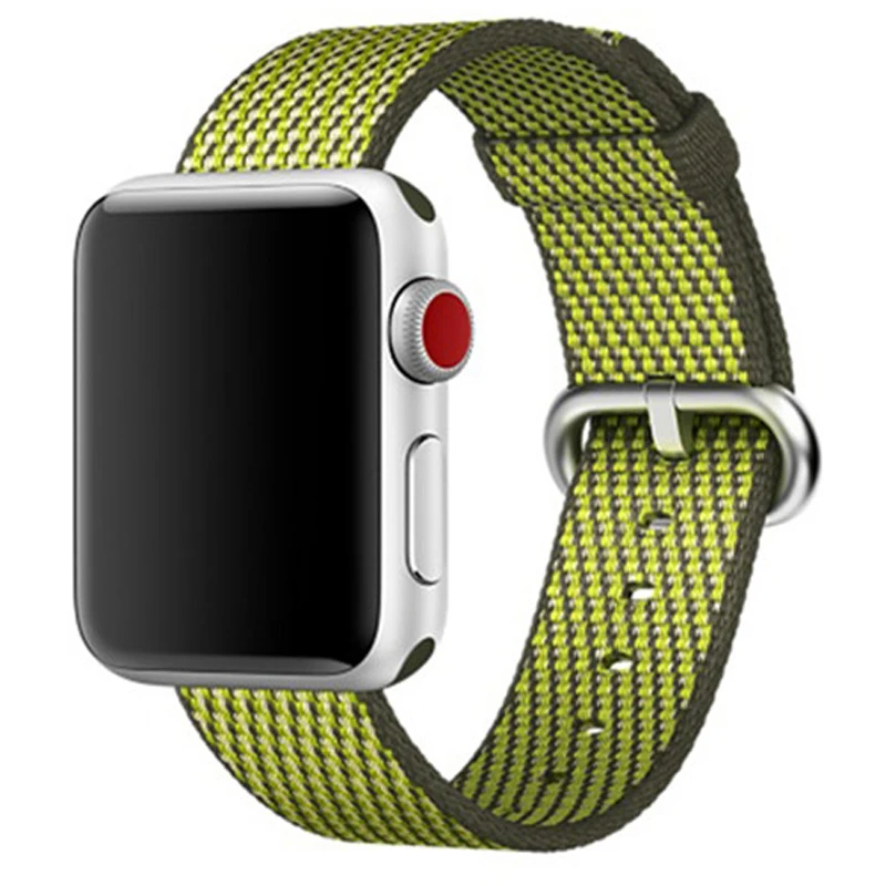 19 Тканый нейлоновый ремешок для apple watch ремешок 44 мм 40 мм apple watch 4 5 3 2 correa iwatch ремешок 42 мм 38 мм pulseira браслет ремень - Цвет ремешка: 19