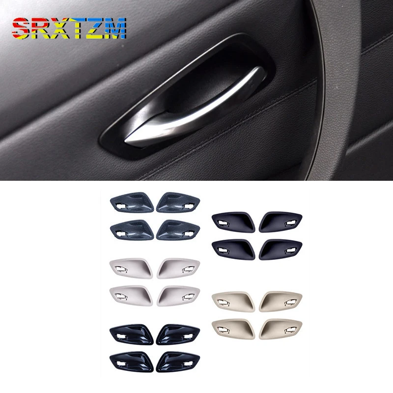 

Для Bmw 3 серии E90 2005 2006 2007 2008 2009 2010 2011 2012 Abs углеродное волокно текстурная Автомобильная дверная ручка панель дверная чаша Замена