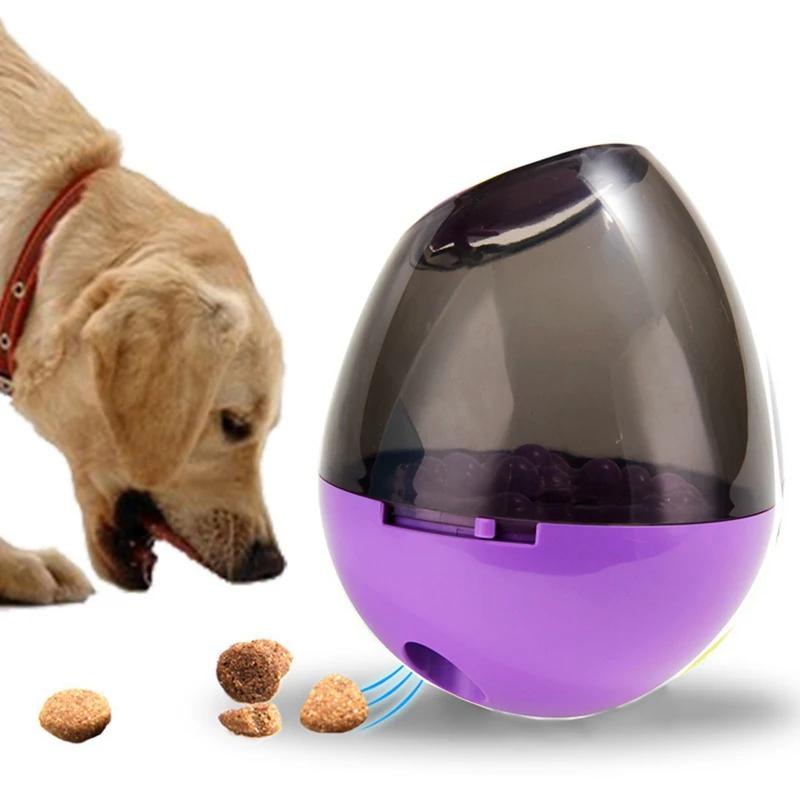 

Dog Feeding Toy Pets Feeder Food Container Anti-depression Football Leaking Food Balls Dog Training Interactive Tumbler Toys