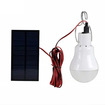 

Solar panel bulb LED Solar Lamp Solar Power Light Outdoor Solar Lamp Spotlight Garden Portable Light