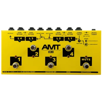 

GR-4 programmable guitar switch for 4 loops, AMT Electronics
