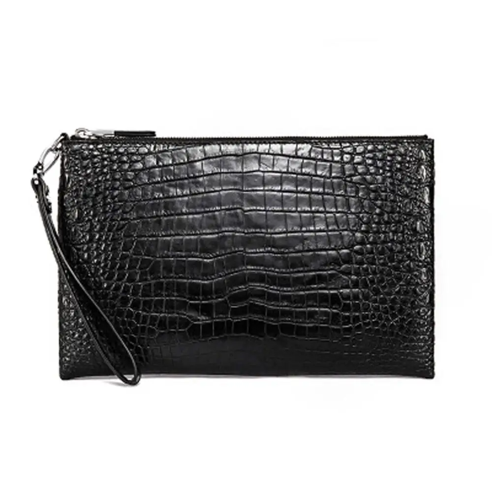 

sanpijiang crocodile male handbags Genuine crocodile leather Cross section Hand bag business leisure Hand caught new