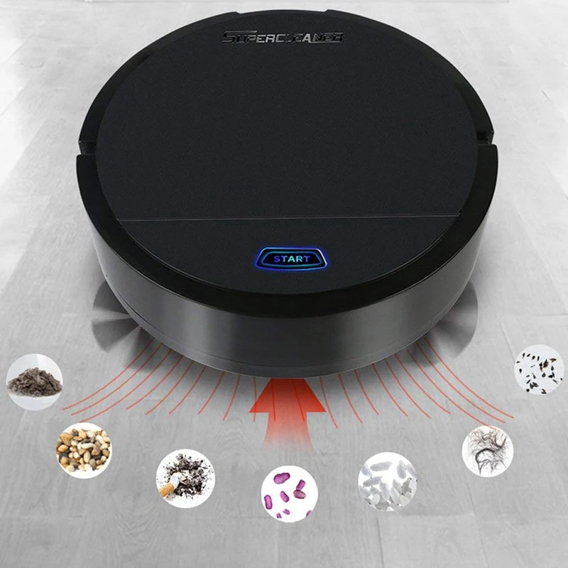 Portable Sweeping Robot Charging Automatic Sweeping Robot Mini Household Cleaning Machine Lazy Smart Vacuum Cleaner
