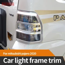 

Rear Headlight Decorative For Mitsubishi Pajero 2020 Scratch Resistant Car Light Trim Taillight Decoration Frame Protect Tool