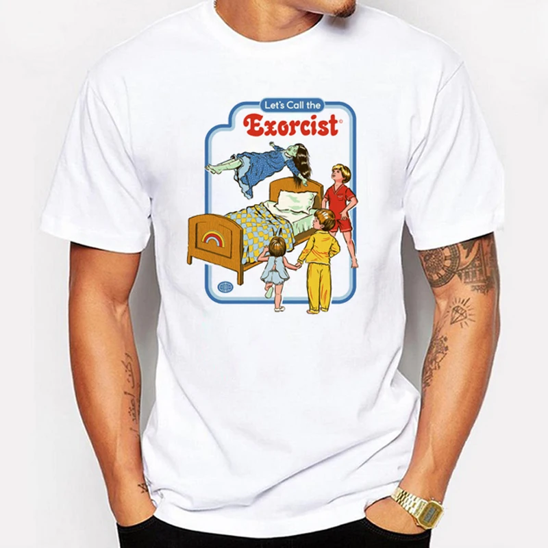 Новинка 2020 Мужская футболка футболки с графическим принтом Let's Sacrifice демонов