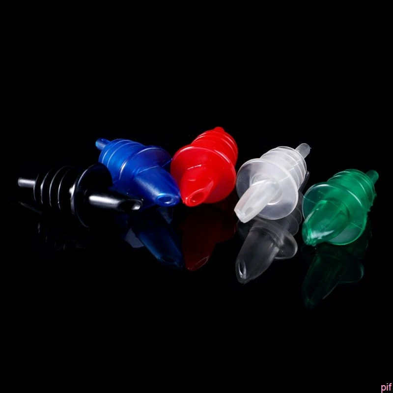 Plastic Liquor Spirit Wine Bottle Pour Free Flow Pourer Stopper Cocktail Drinks