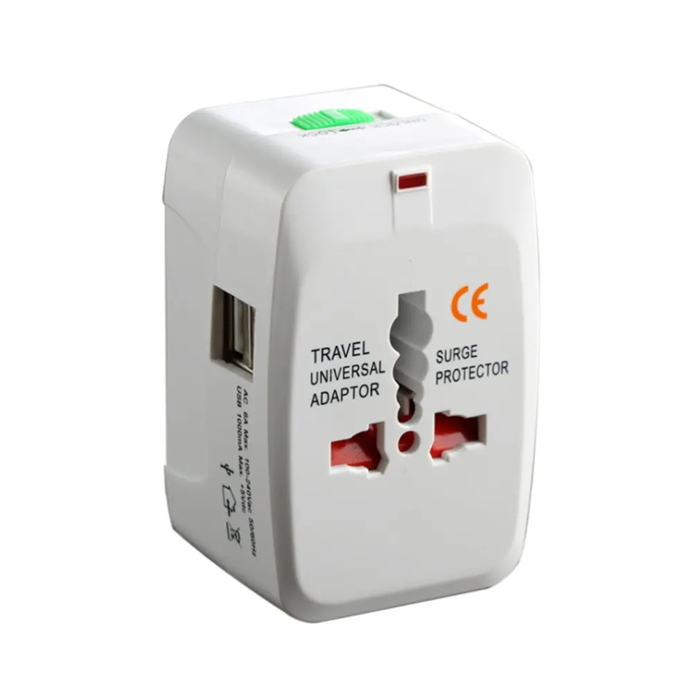Универсальный двойной Usb переключатель универсальный адаптер для путешествий EU/AU/UK/US двойной USB штекер зарядное устройство адаптер питания для телефонов планшетов