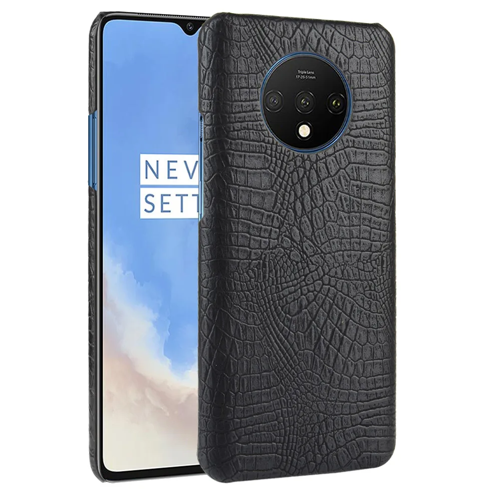 

For Oneplus 7T Case Luxury PU Leather Back Cover Protective Phone Case for Oneplus 7T One Plus 7T 1+7T PC Hand Back Cover