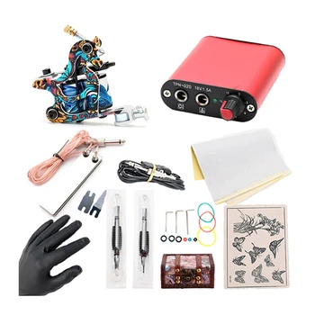 

Permanent Tattoo Kit Tattoo CD Practice Skin Repair Oil Tattoo Ink 7 Colors Tattoo Kit TM3057/ TM3058