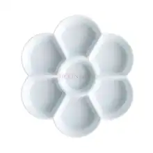 Палитра акварели, Сливовая пластина, утолщенная имитация керамической палитры, легко стираемая, устойчивая к падению, палитра для рисования