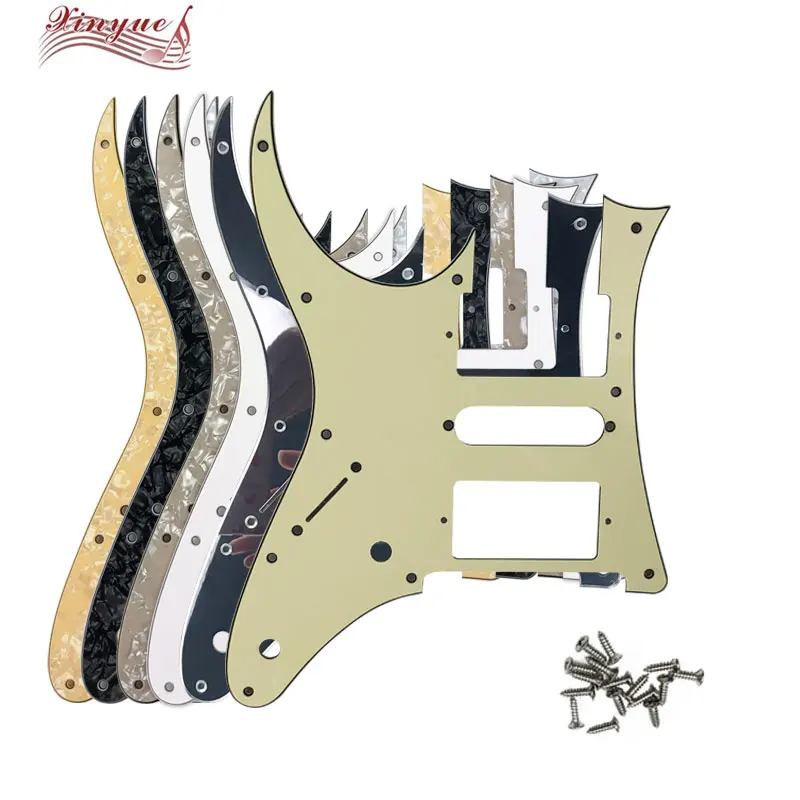 Pleroo гитарные части для левшей MIJ Ibanez RG2550Z гитарная накладка Humbucker HSH звукосниматель царапина пластина с 10 винты для отверстий