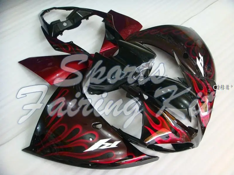 Обтекатель для YZF R1 2009-2011 черная красная рамка комплекты на все тело YAMAHA YZFR1 2011 |