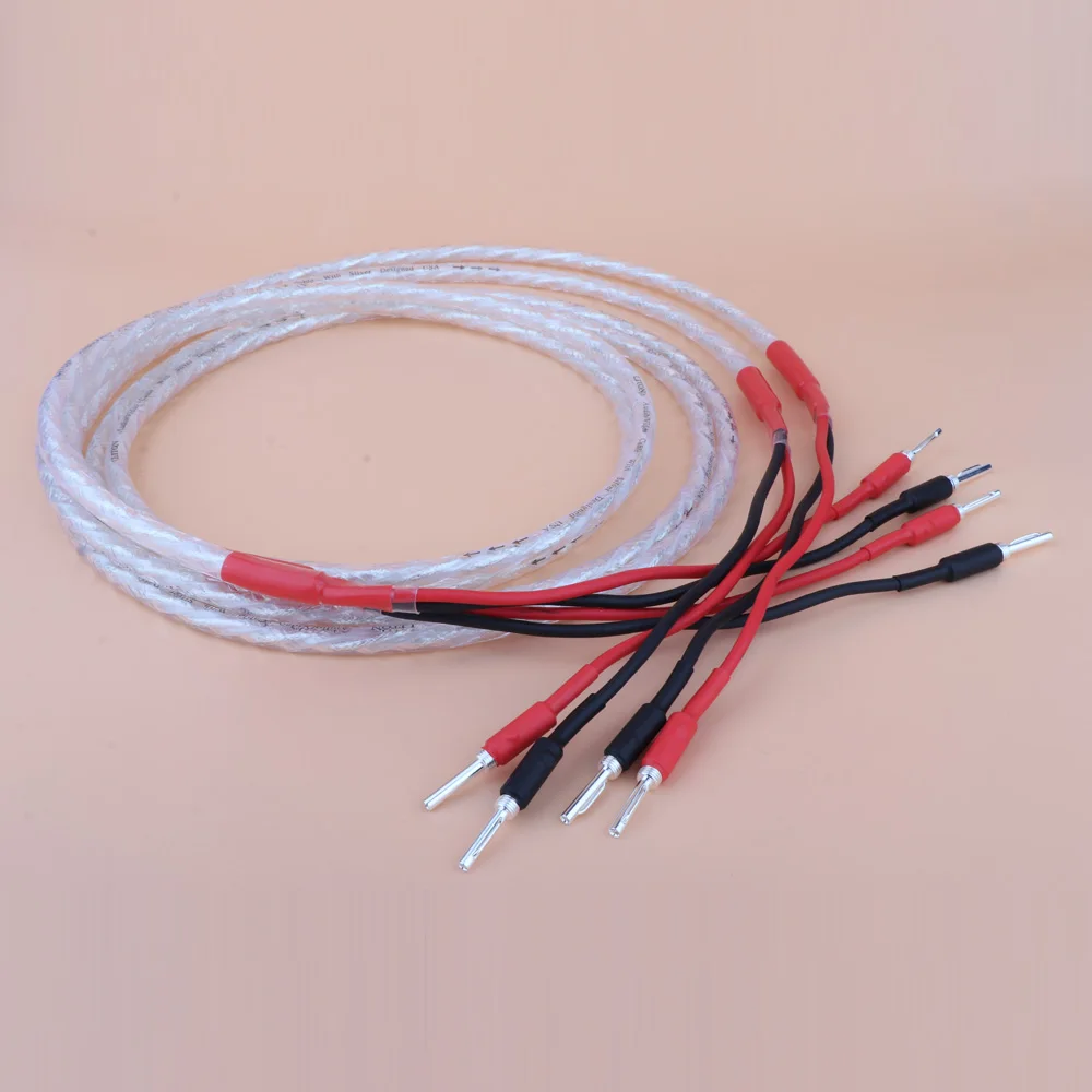 Yter Audiophile Hiend Hi Fi аудио разъем типа &quotбанан&quot AMP Кабель Динамика провод 3mm2 банан