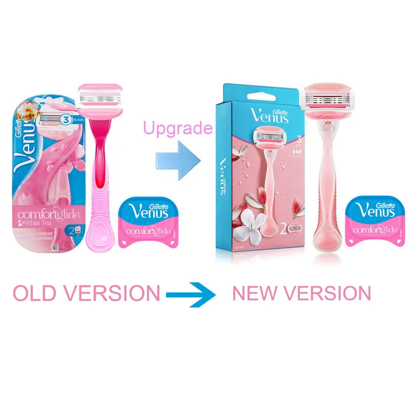 Razor Blades Gillette Venus Breeze Shaving Razors Authentic Razor Blades for Girls Hair Removal