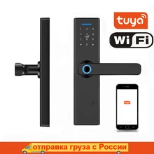 MOL-cerradura electrónica de seguridad con Wifi, remota, biométrica, huella dactilar, tarjeta inteligente, contraseña, desbloqueo de llaves para hoteles