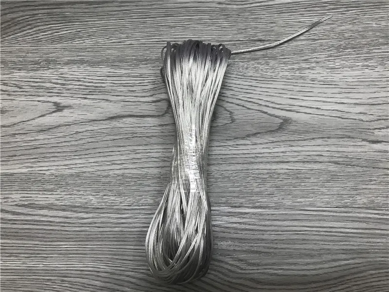 100Meters 26AWG 2468 UL2468 PVC Tinned Bare Copper Cord Gold Silver ROHS Audio Cable Speaker Cable Transparent line (8)