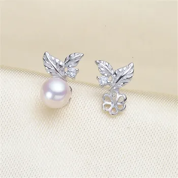 

Stud Earring Accessories Carven 925 Sterling Silver Ear Wires Earrings Hook for DIY Jewelry Earrings Making Supplies Accessor