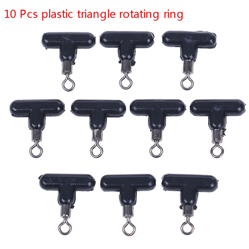 10 шт. черный крест линия Вертлюги шарик Т образный шкив горка разъем морской