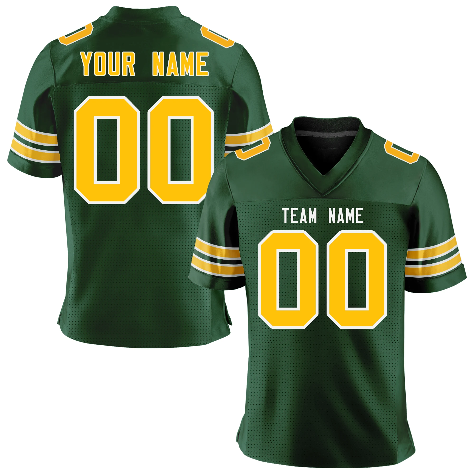 American football jersey design printed team name number football shirt outdoor training rugby jersey fans gift men/youth football jersey